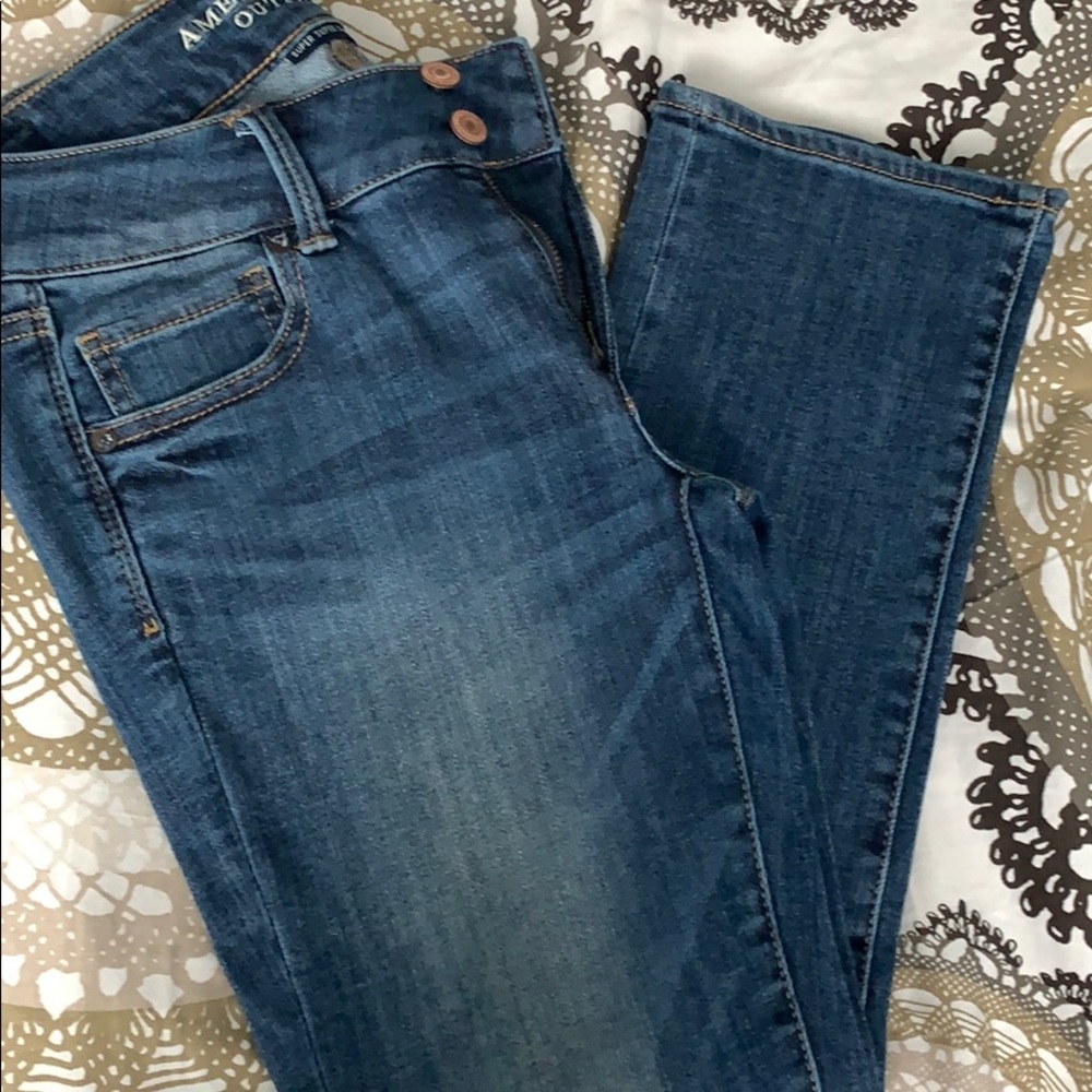 Gap and American Eagle jeans